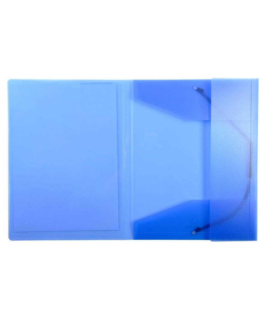 Chem. 3 rab. élast. Perso PP A4 KC bleu