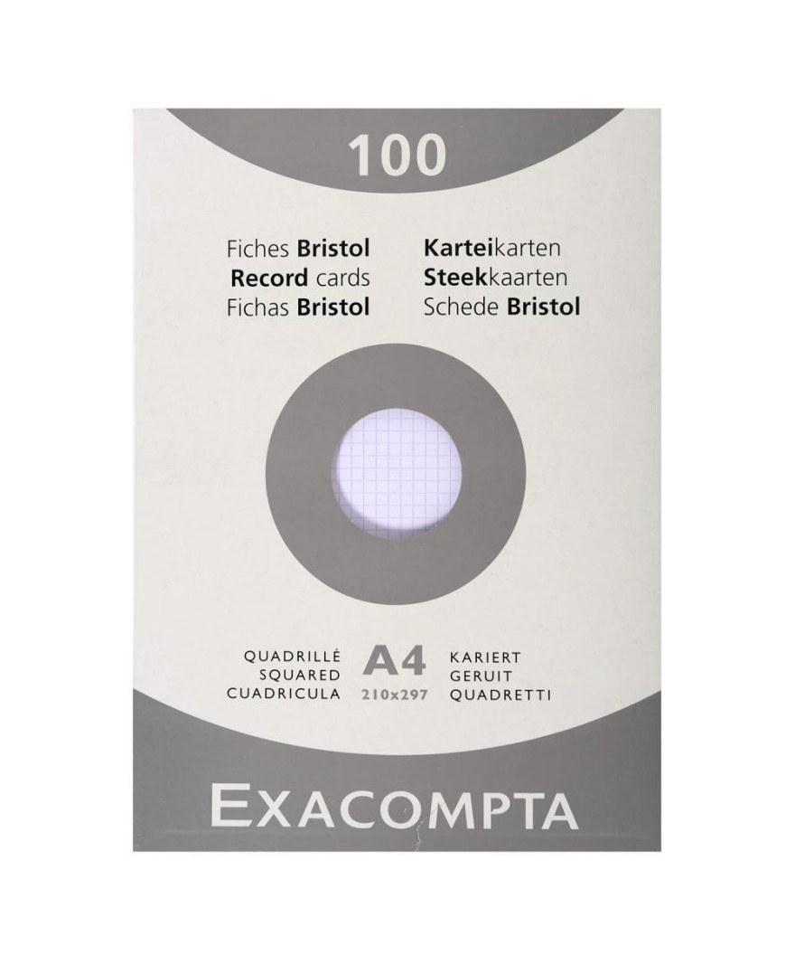 ETUI 100 F.BRISTOL BLANC 210/297 5X5
