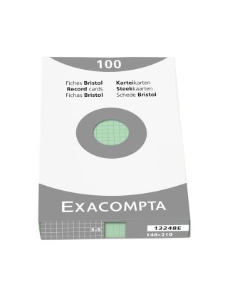 ETUI 100 F.BRISTOL VERT 148/210 5X5