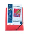 Chem.3 rab. élast.PP A4 KreaCover rouge