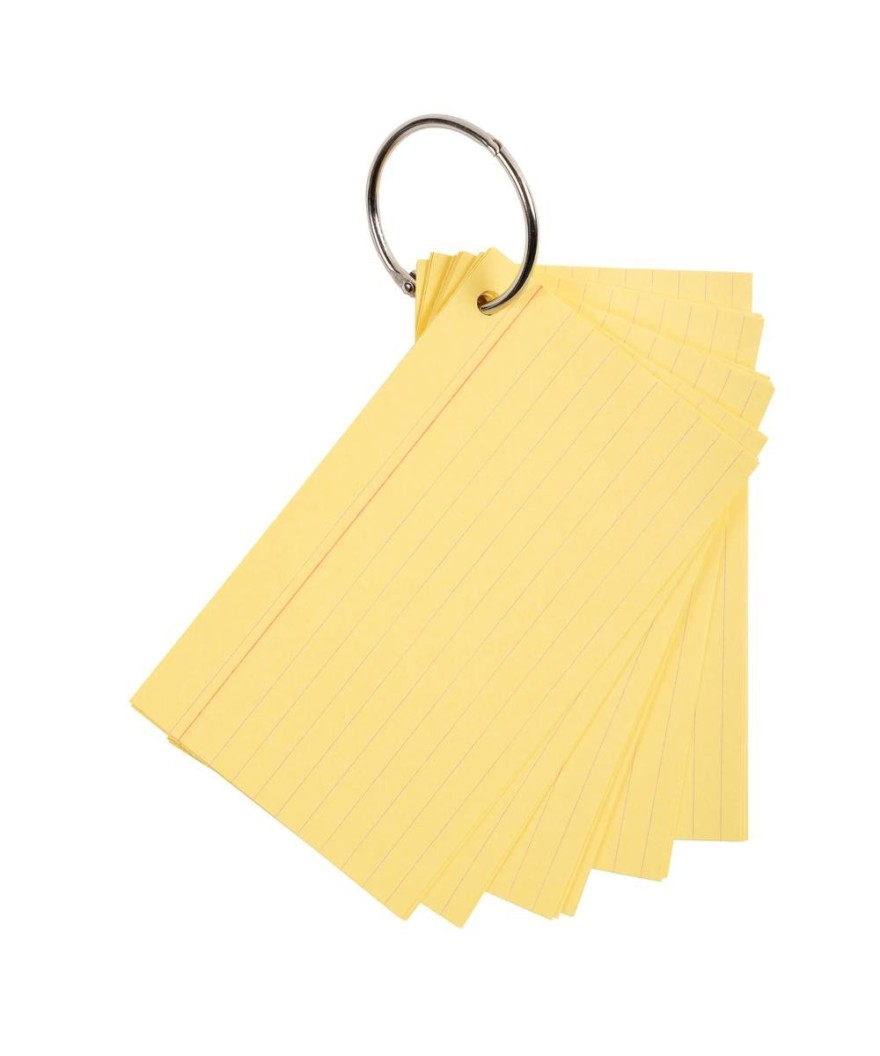 50 Flashcards bristol A7 lignées 5 ass.