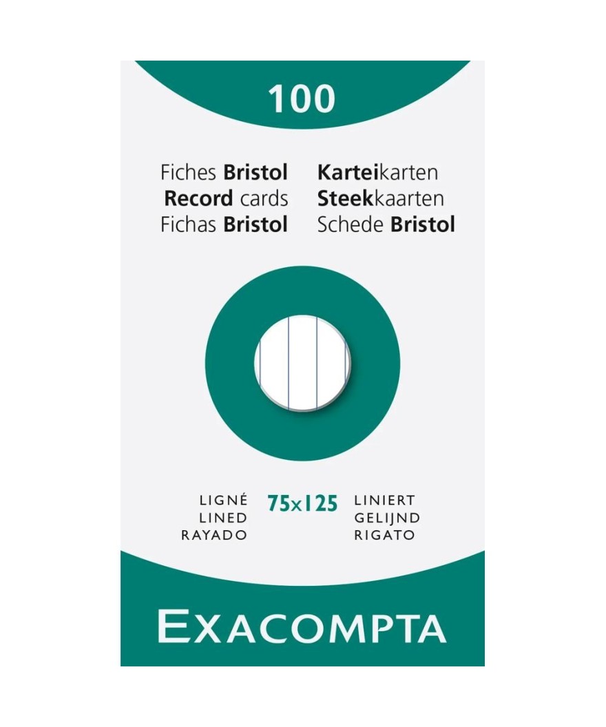ETUI 100 F. BRISTOL BLANC TRAVERS 75/125