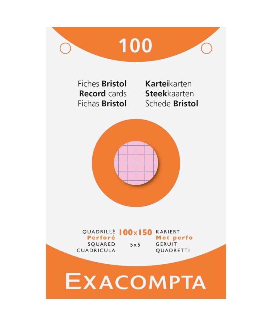 ETUI 100 F.BRISTOL ASS.100/150 5X5 PERF