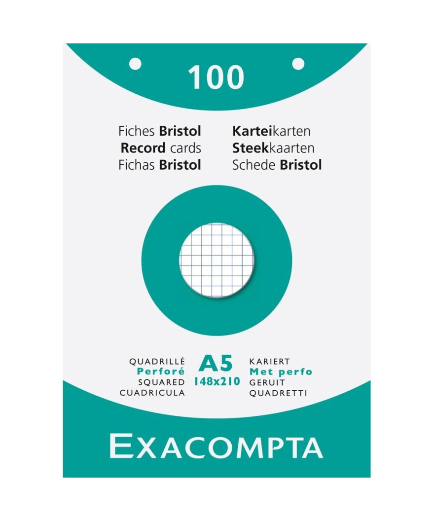 ETUI 100F BRISTOL BLC 148X210 5X5 Perf
