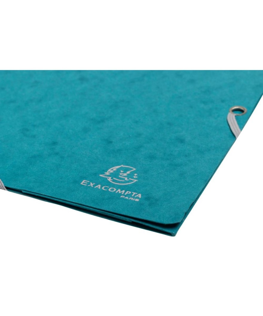 Chem. 3rab+élast. A4 carte Bleu pacifiq