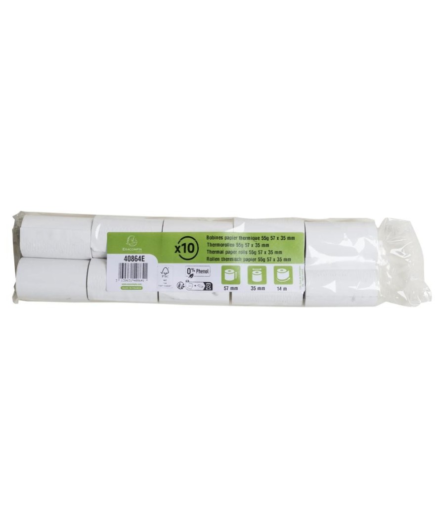 Bobine therm 55g 57x35mm-14m sPh(par 10)