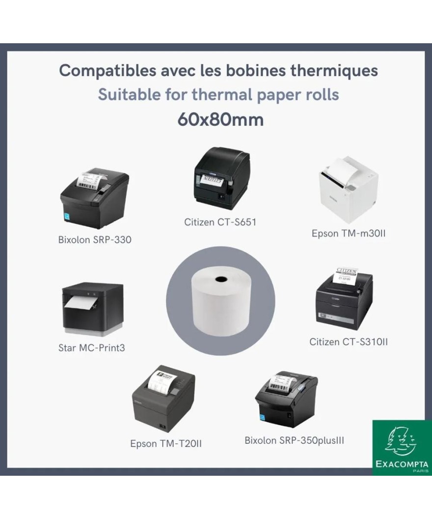 Bob 1pli therm 55g 60x80mm-76m (par10)