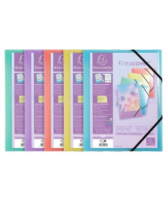 Chem. 3rab elast. PP A4 KREAC PASTEL ass