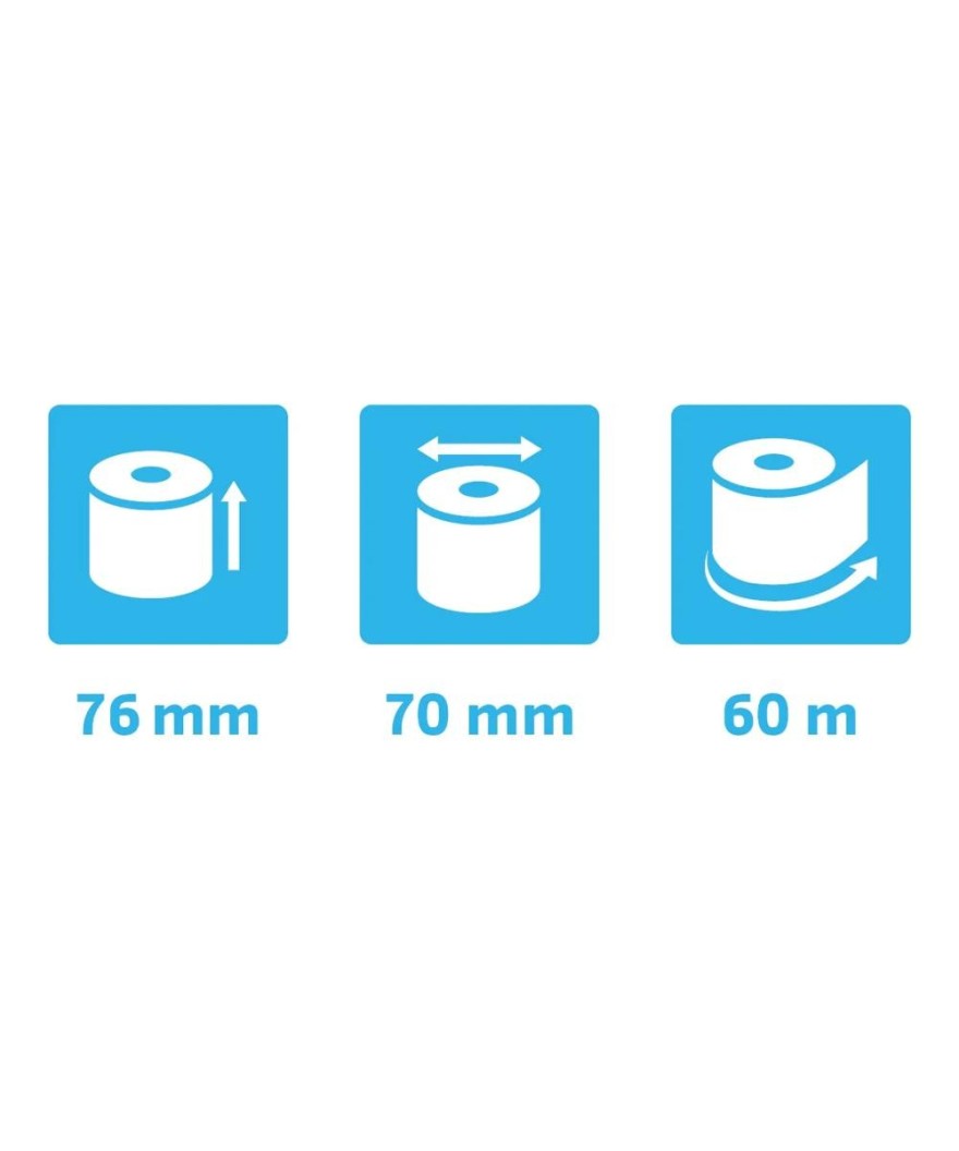 Bob 1pli therm 55g 76x70mm-60m (par10)