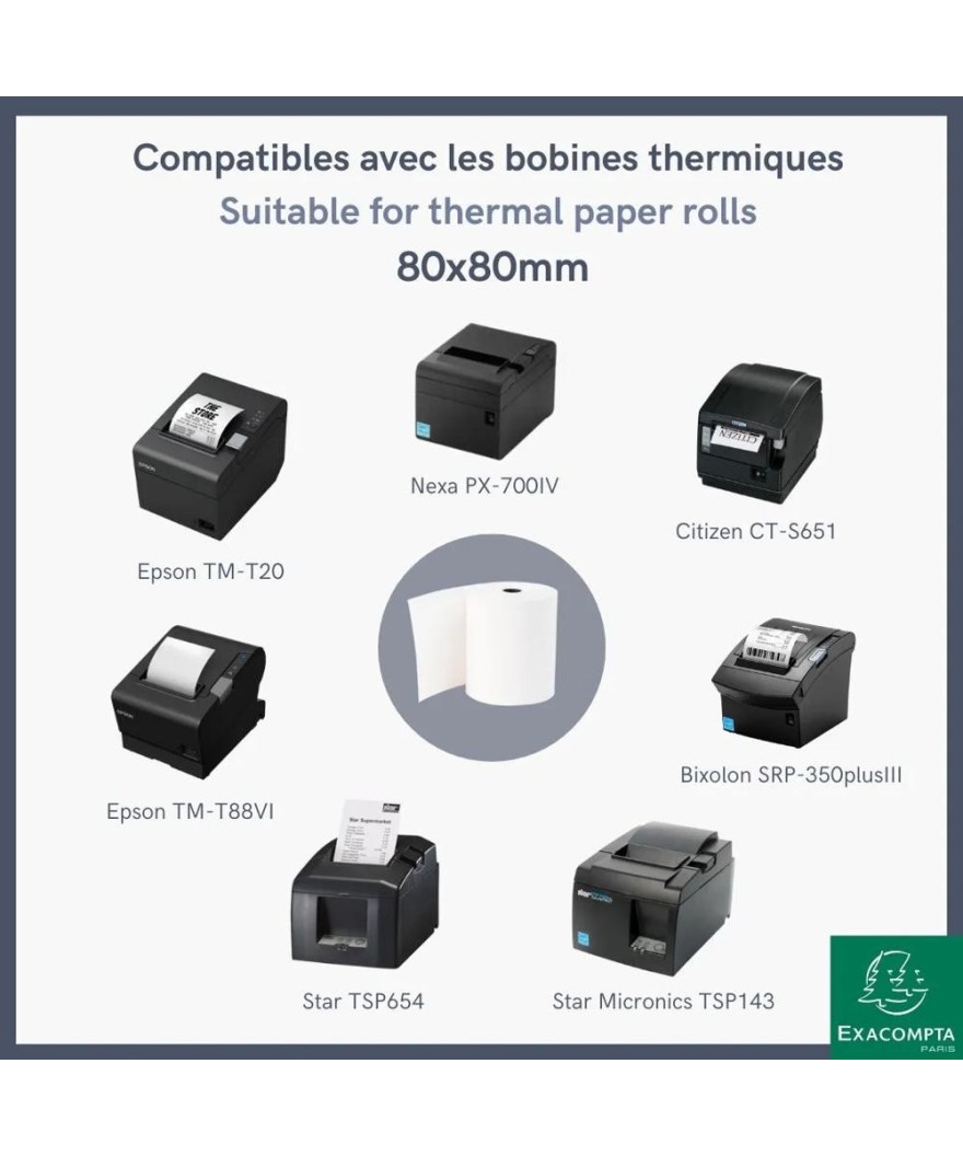 Bob 1pli therm 48g 80x72mm-76m (par5)
