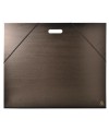 Cart.Dessin 59X72 Elast.+Poig.KRAFT NOIR
