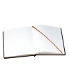 Livre d'or cuir Alpille 26X22 noir +/t