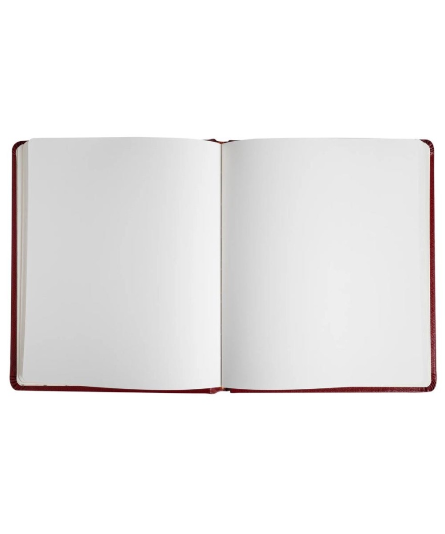 Livre d'or cuir Alpille 26X22 rouge +/t