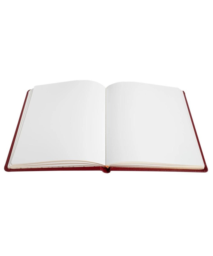 Livre d'or cuir Alpille 26X22 rouge +/t