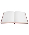 Livre d'or cuir Alpille 26X22 rouge +/t