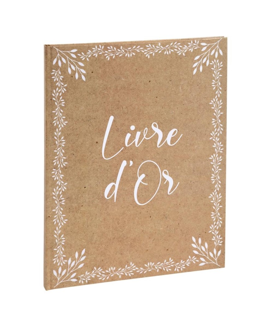 Livre d'or 100p. or 27x22cm KRAFT