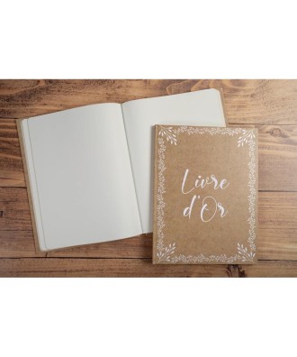 Livre d'or 100p. or 27x22cm KRAFT