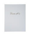 Livre d'or balacron Blanc 26x22 +/titre