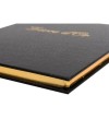 Livre d'or balacron Noir 21x19 +/titre