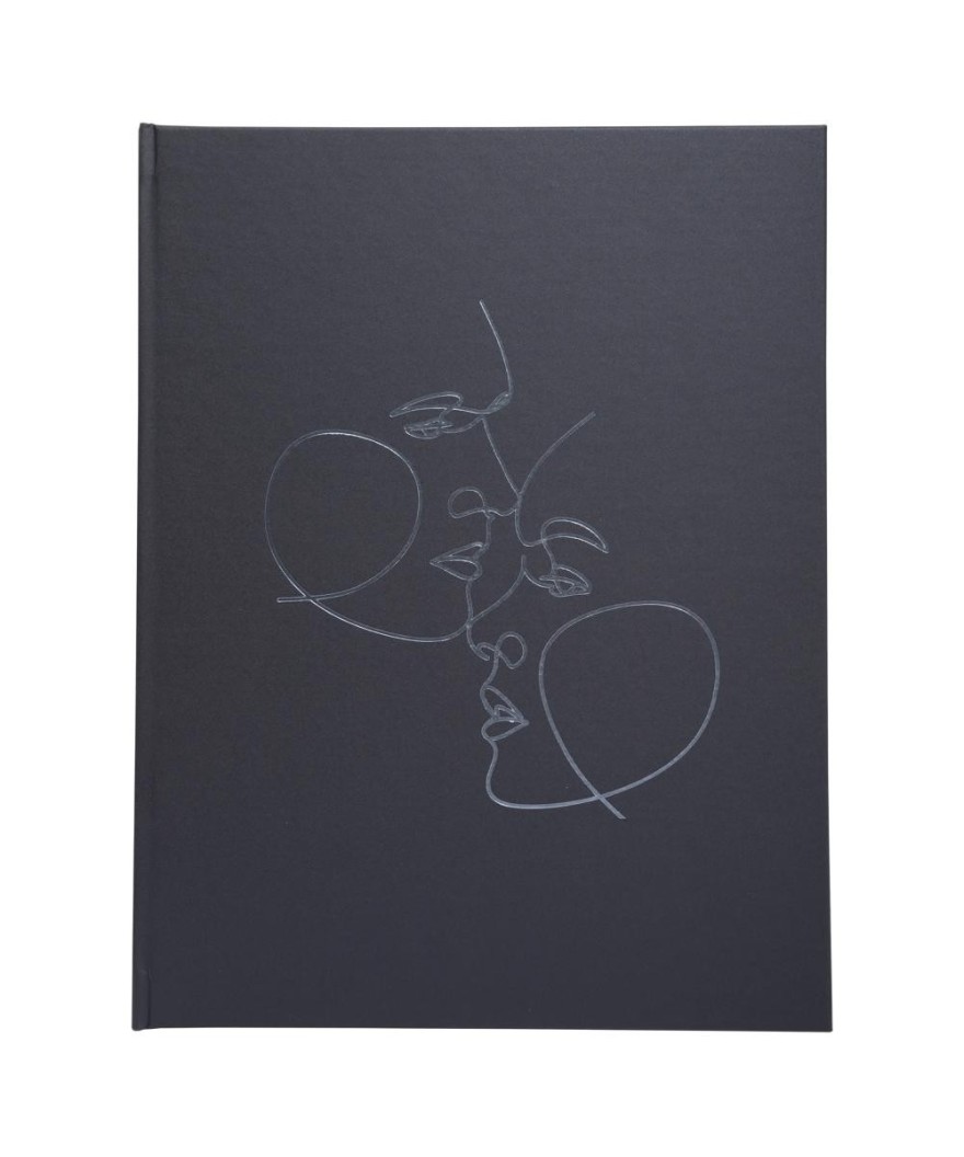 Livre d'or 100p argent 27x22cm Art noir
