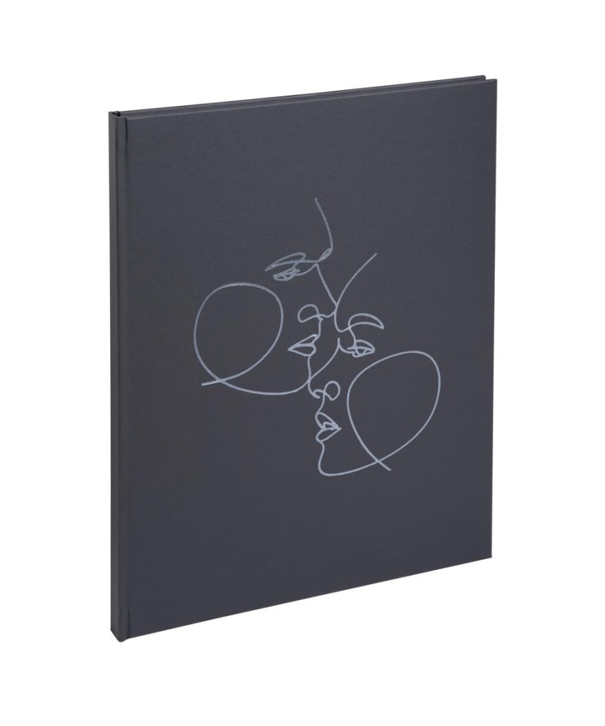 Livre d'or 100p argent 27x22cm Art noir