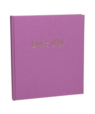 Livre d'or 140p 21x19cm Pop N Co Lilas
