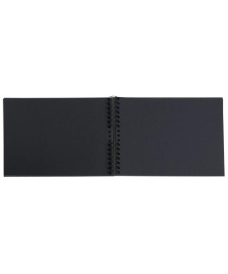 Alb spir 50p noir 32x22 cm Zen ébène