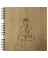 Alb spir 60p noir 32x32cm Zen chêne