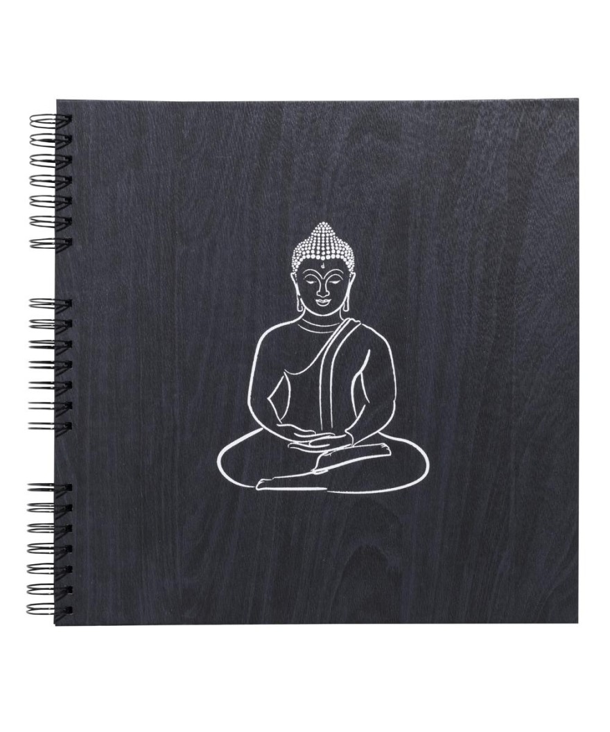 Alb spir 60p noir 32x32 cm Zen ébène