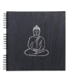 Alb spir 60p noir 32x32 cm Zen ébène