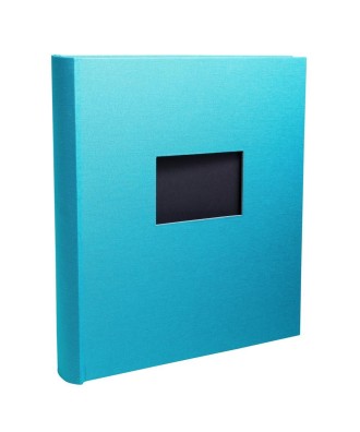 Alb livre 60p noir 29x32cm Pop'N Co cyan