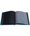 Alb livre 60p noir 29x32cm Pop'N Co cyan