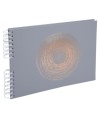 Alb spiralé 50p blc 32x22cm Ellipse gris
