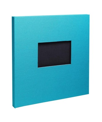 Alb livre 30p noir 25x25cm Pop'N Co cyan
