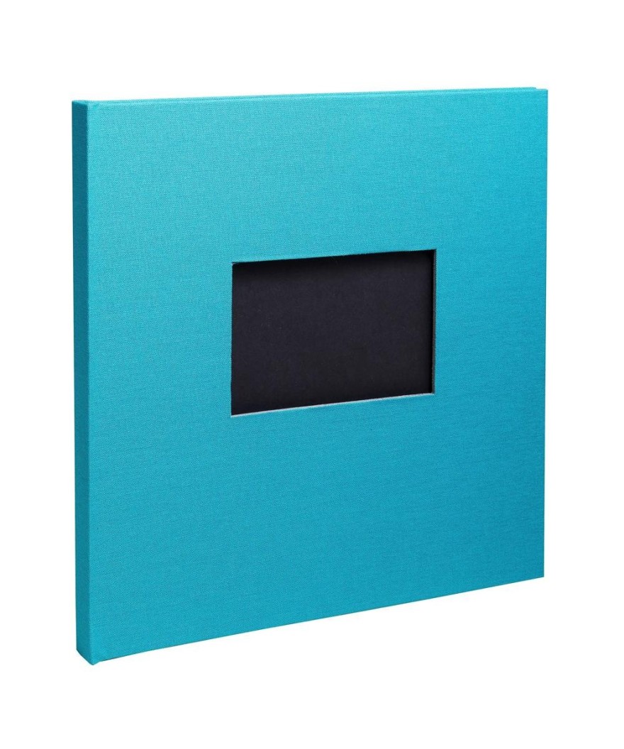 Alb livre 30p noir 25x25cm Pop'N Co cyan