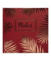 Album livre 30p.noir 25x25cm PALMA rouge