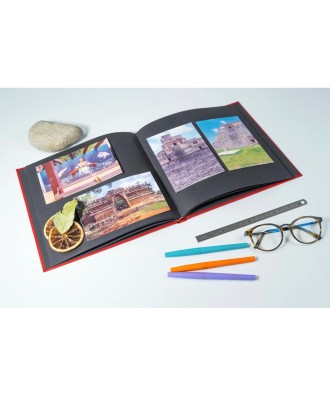 Album livre 30p.noir 25x25cm PALMA rouge