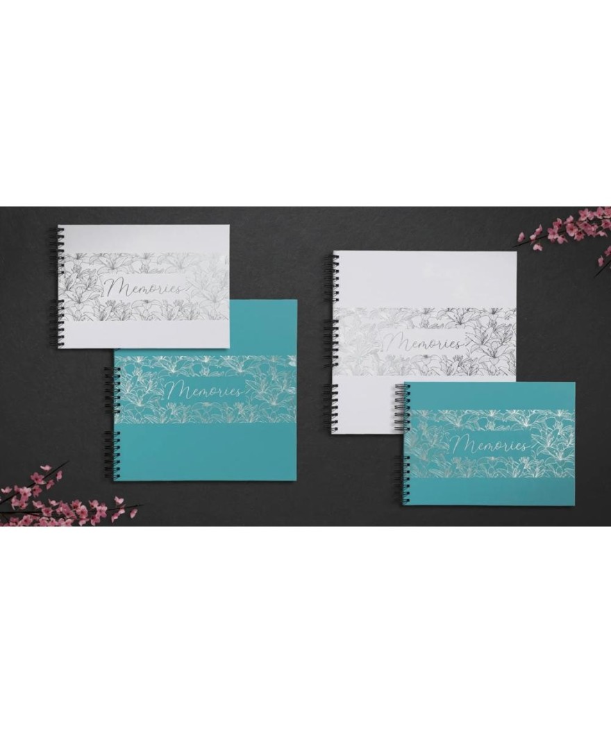 Alb spir 50p noir 32x22cm Titane Coco