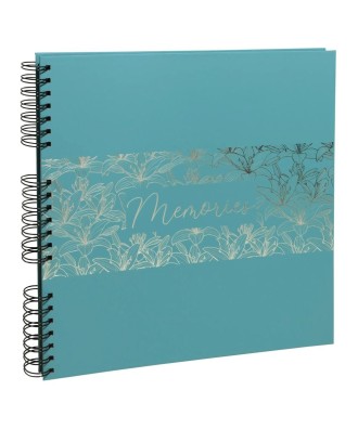 Alb spir 60p noir 32x32 Titane Turquoise