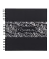 Alb spir 60p noir 32x32cm Titane Noir