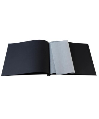 Album à vis 40 pages noir 37x29cm ARAMY