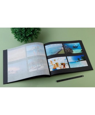 Album à vis 40 pages noir 37x29cm ARAMY