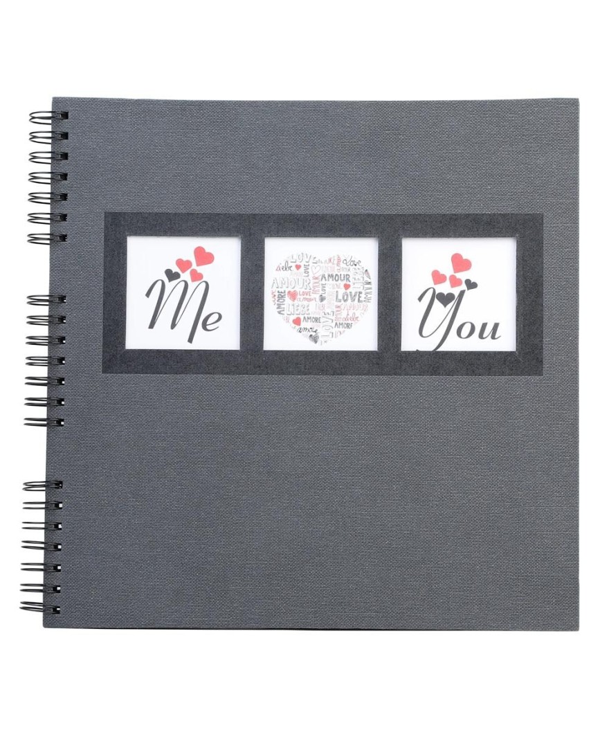 Alb spiralé 60p Noir 32x32cm ME&YOU Noir