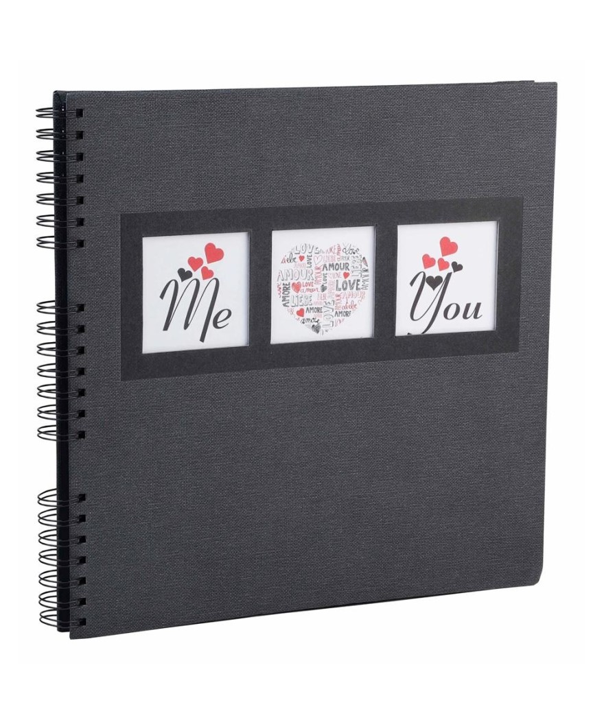 Alb spiralé 60p Noir 32x32cm ME&YOU Noir