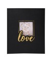 Album livre 60p. noir 29x32cm LOVE noir