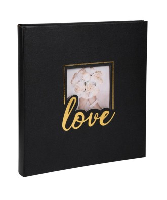 Album livre 60p. noir 29x32cm LOVE noir