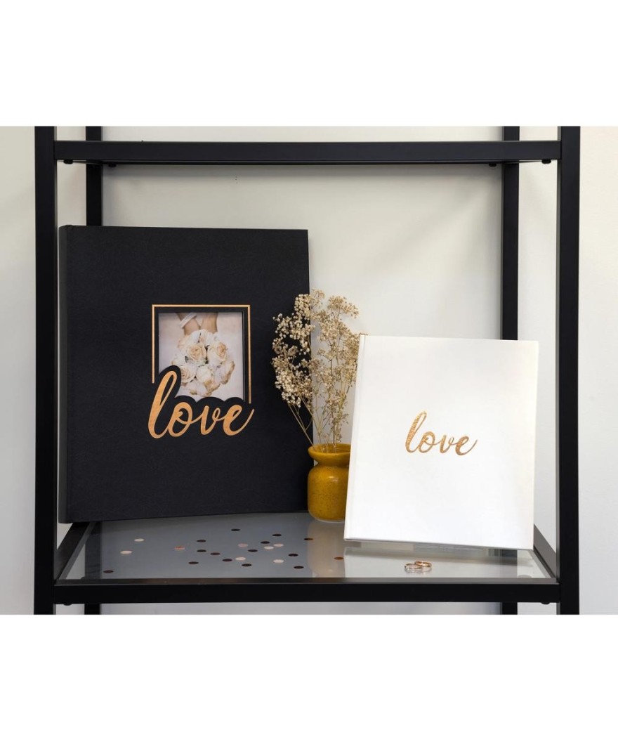 Album livre 60p. noir 29x32cm LOVE noir