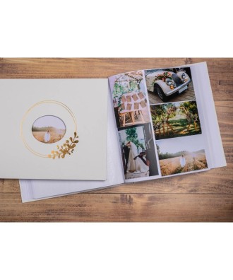 Alb livre 60pbl 29x32cm Ringflower blanc