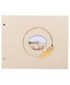 Album vis 40p blc 37x29 Ringflower latté