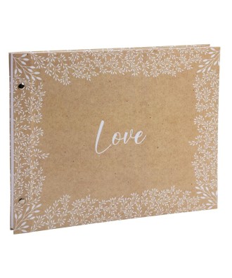 Album à vis 40p. blanc 37x29cm KRAFT